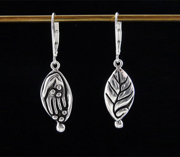 Jeff Mckenzie - Sterling Silver Seed Planting Earrings